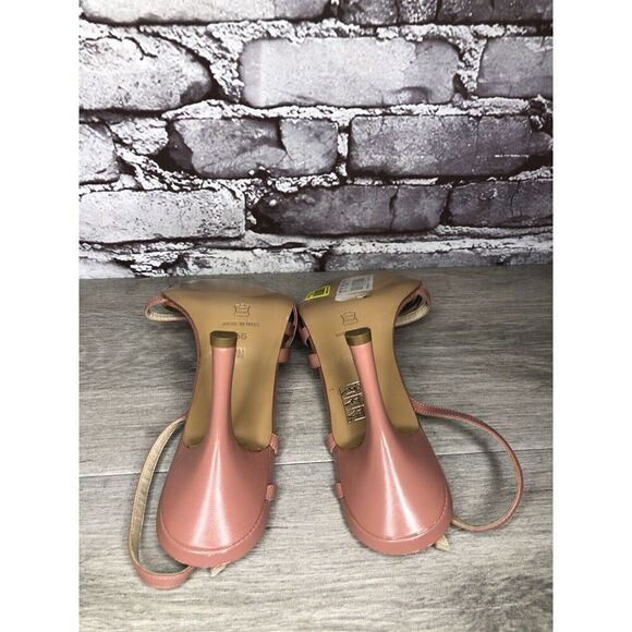 VIA SPIGA Pink Leather Ankle Strap Stiletto Heels Sandals Women Sz 9N US/39.5EU - Picture 13 of 16